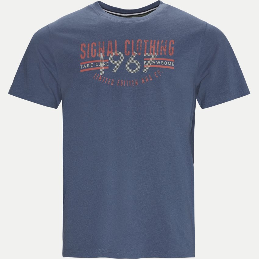 Signal T-shirts LABAN LOGO DENIM MELANGE